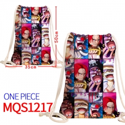 One Piece Canvas drawstring po...