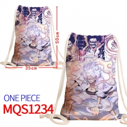 One Piece Canvas drawstring po...