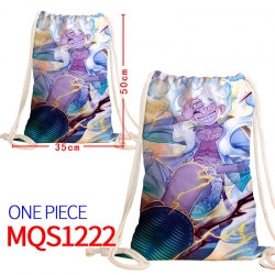 One Piece Canvas drawstring po...