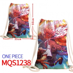 One Piece Canvas drawstring po...