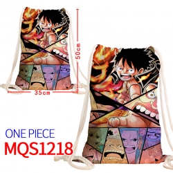 One Piece Canvas drawstring po...