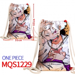 One Piece Canvas drawstring po...