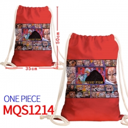 One Piece Canvas drawstring po...