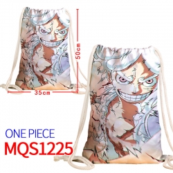 One Piece Canvas drawstring po...