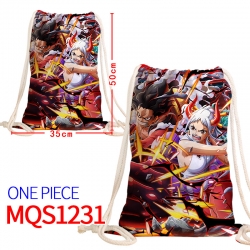 One Piece Canvas drawstring po...