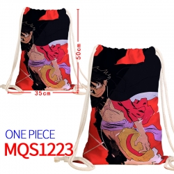 One Piece Canvas drawstring po...