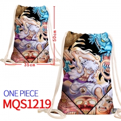 One Piece Canvas drawstring po...