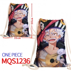 One Piece Canvas drawstring po...