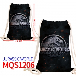 Jurassic World Canvas drawstri...