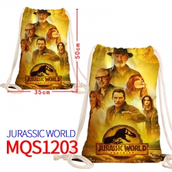 Jurassic World Canvas drawstri...