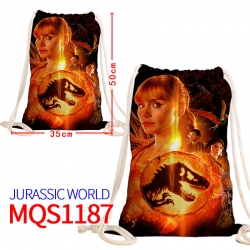 Jurassic World Canvas drawstri...