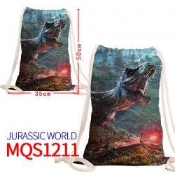 Jurassic World Canvas drawstri...