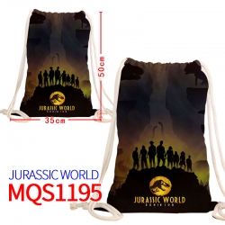 Jurassic World Canvas drawstri...