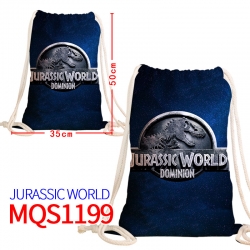 Jurassic World Canvas drawstri...