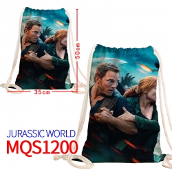 Jurassic World Canvas drawstri...