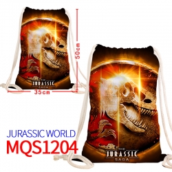 Jurassic World Canvas drawstri...