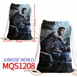 Jurassic World Canvas drawstri...