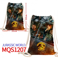 Jurassic World Canvas drawstri...