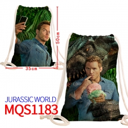 Jurassic World Canvas drawstri...