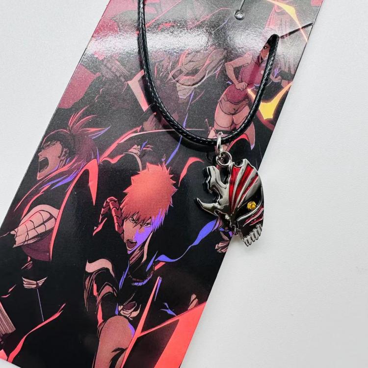 Bleach Anime peripheral leather rope necklace pendant jewelry price for 5 pcs