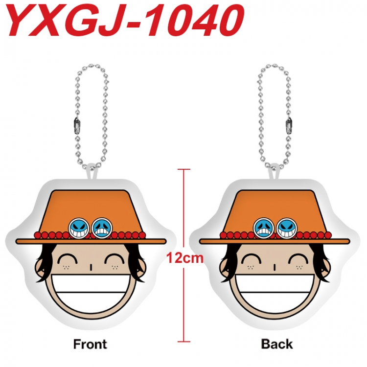 One Piece Anime Alien Plush Doll Pendant Keychain Pendant Toy 12cm price for 5 pcs YXGJ-1040