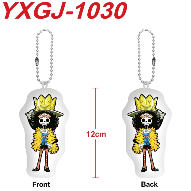 One Piece Anime Alien Plush Doll Pendant Keychain Pendant Toy 12cm price for 5 pcs YXGJ-1030