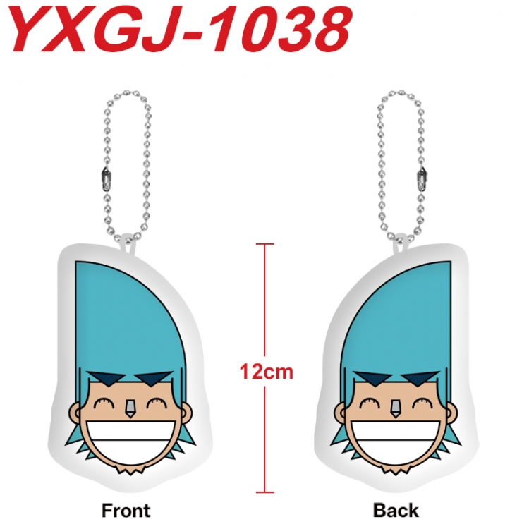 One Piece Anime Alien Plush Doll Pendant Keychain Pendant Toy 12cm price for 5 pcs YXGJ-1038