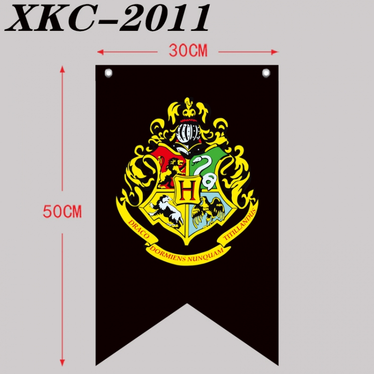 Harry Potter Anime Split Flag Prop 50x30cm XKC-2011