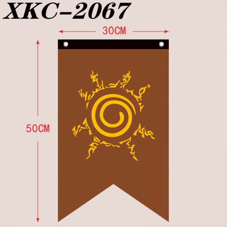 Naruto Anime Split Flag Prop 50 × 30cm  XKC-2067