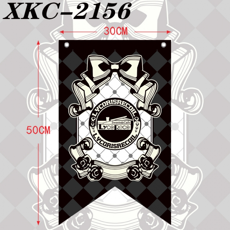 Lycoris Recoil Anime Split Flag Prop 50x30cm XKC-2156