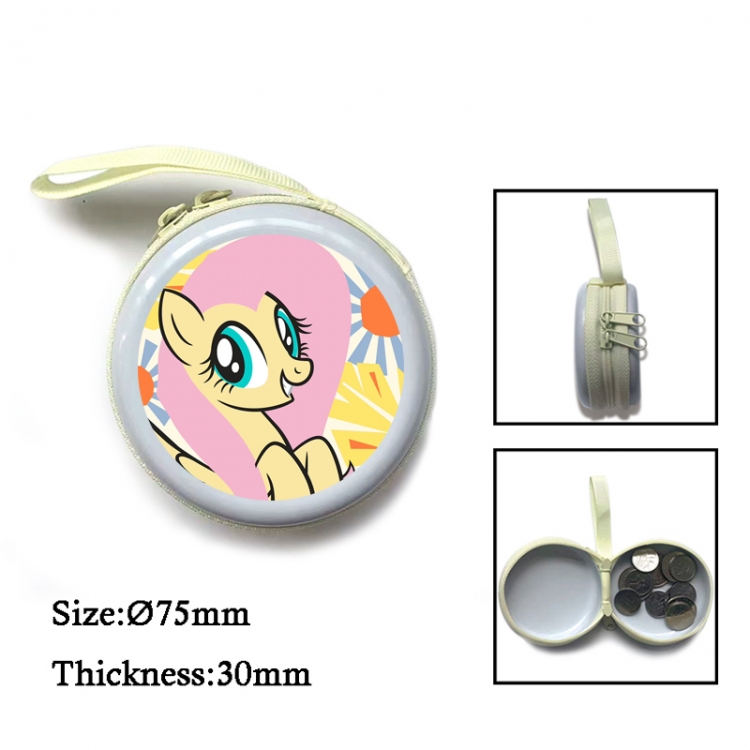 My Little Pony Anime Surrounding Sheet Zipper Zero Wallet Key Bag 75mm