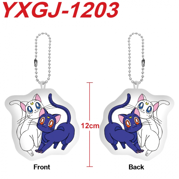 sailormoon Anime Alien Plush Doll Pendant Keychain Pendant Toy 12cm price for 5 pcs YXGJ-1203