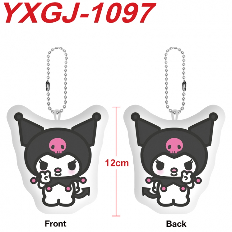 Sanrio Anime Alien Plush Doll Pendant Keychain Pendant Toy 12cm price for 5 pcs