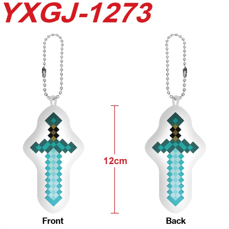 Minecraft Anime Alien Plush Doll Pendant Keychain Pendant Toy 12cm price for 5 pcs  YXGJ-1273