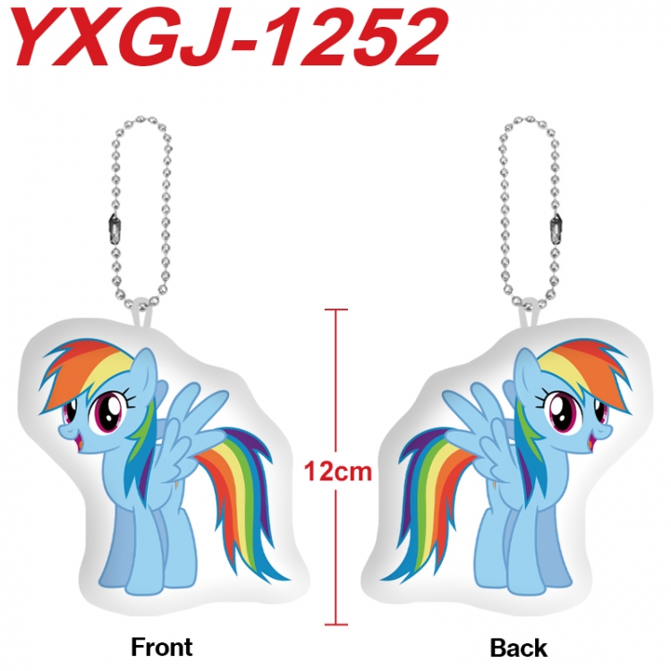 My Little Pony Anime Alien Plush Doll Pendant Keychain Pendant Toy 12cm price for 5 pcs YXGJ-1252