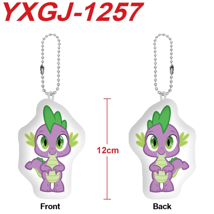 My Little Pony Anime Alien Plush Doll Pendant Keychain Pendant Toy 12cm price for 5 pcs YXGJ-1257