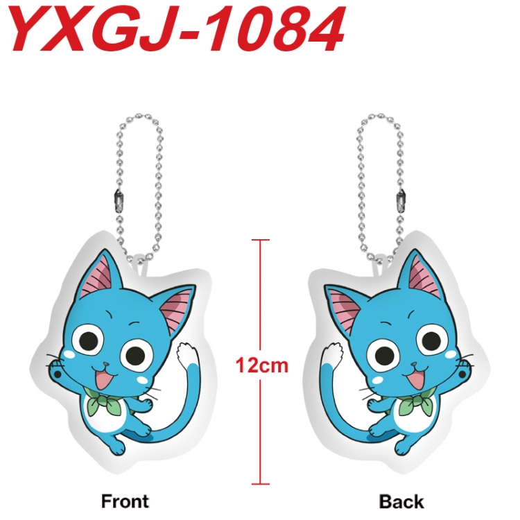 Fairy tail Anime Alien Plush Doll Pendant Keychain Pendant Toy 12cm price for 5 pcs  YXGJ-1084
