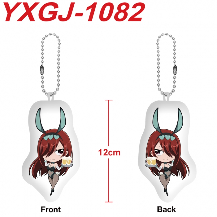 Fairy tail Anime Alien Plush Doll Pendant Keychain Pendant Toy 12cm price for 5 pcs YXGJ-1082