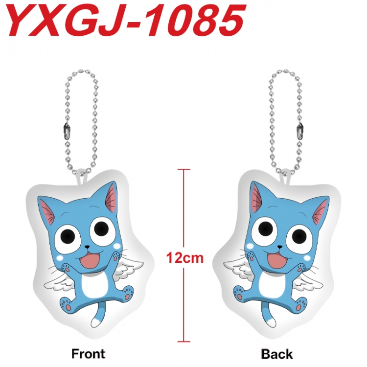 Fairy tail Anime Alien Plush Doll Pendant Keychain Pendant Toy 12cm price for 5 pcs YXGJ-1085