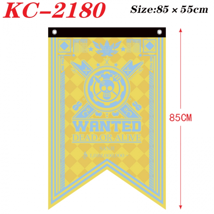 One Piece Anime Split Flag Prop 85x55cm  KC-2180