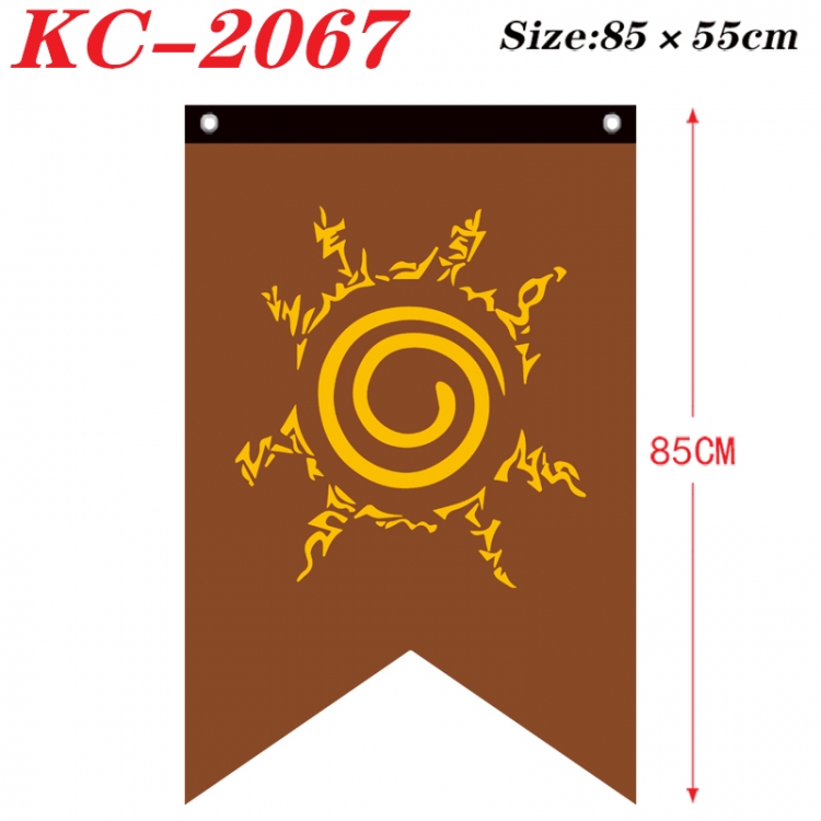 Naruto Anime Split Flag Prop 85x55cm KC-2067