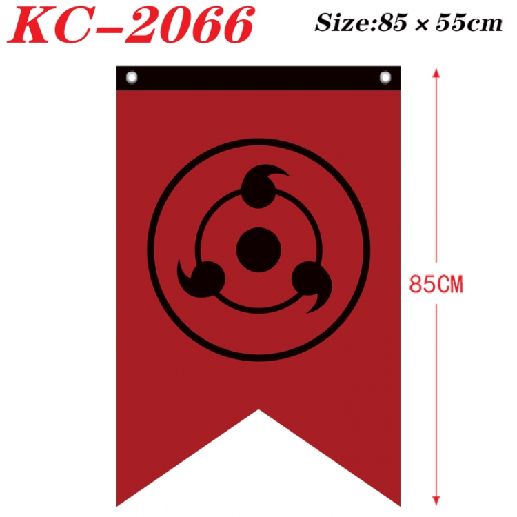 Naruto Anime Split Flag Prop 85x55cm KC-2066