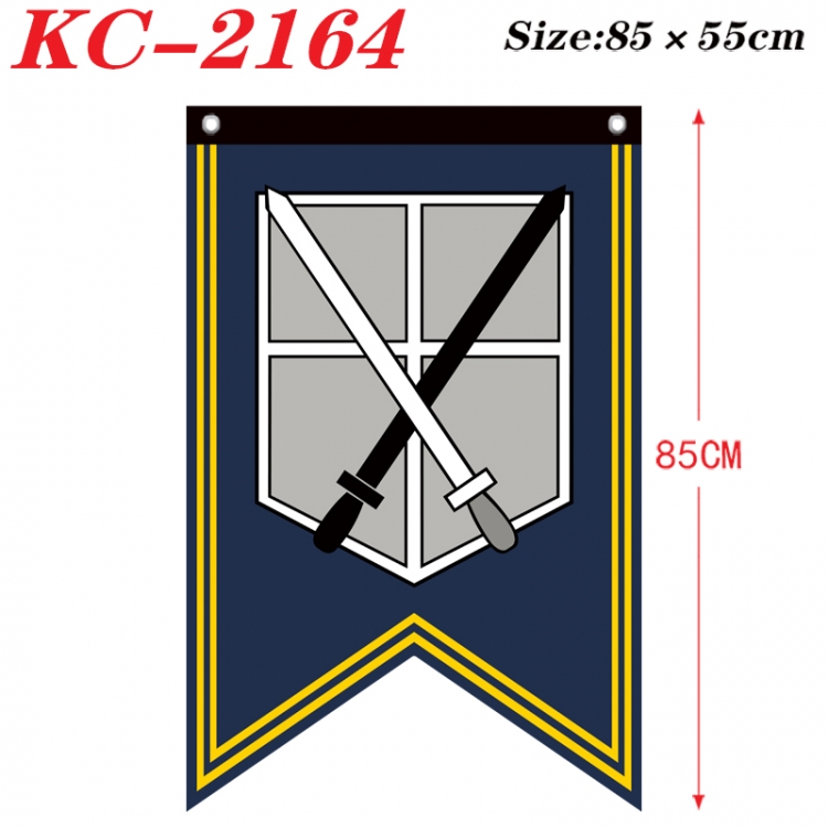 Shingeki no Kyojin Anime Split Flag Prop 85x55cm  KC-2164