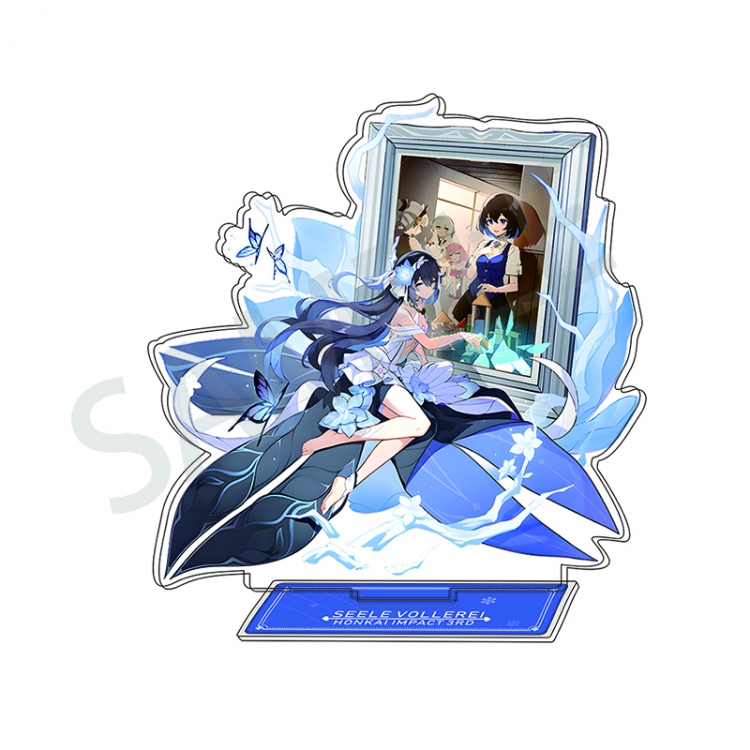 Collapse 3 Anime character  acrylic Standing Plates Keychain  15-20cm