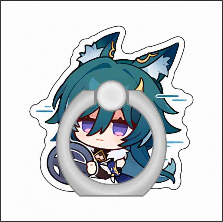 Honkai: Star Rail Anime Peripheral Acrylic Ring Buckle Phone Holder price for 5 pcs