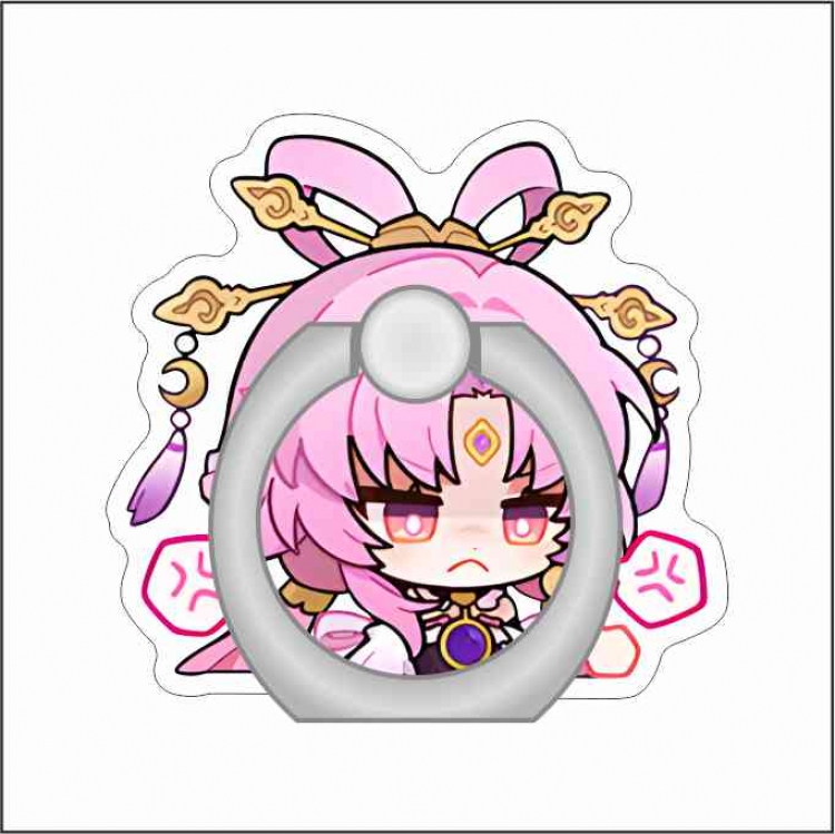 Honkai: Star Rail Anime Peripheral Acrylic Ring Buckle Phone Holder price for 5 pcs