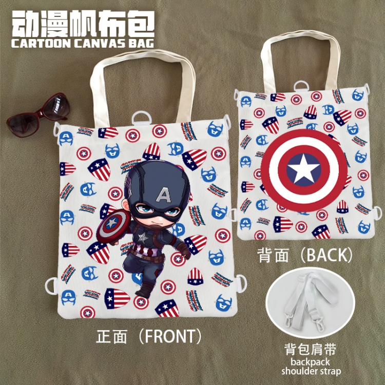super heroes Anime Canvas Bag Shoulder Shopping Bag 33x37cm