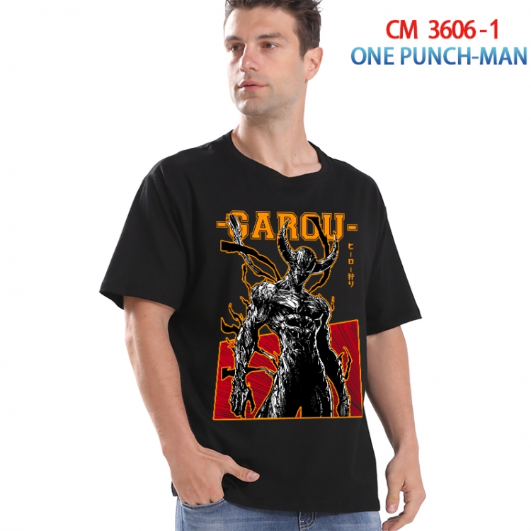 One Punch Man Printed short-sleeved cotton T-shirt from S to 4XL  3606-1