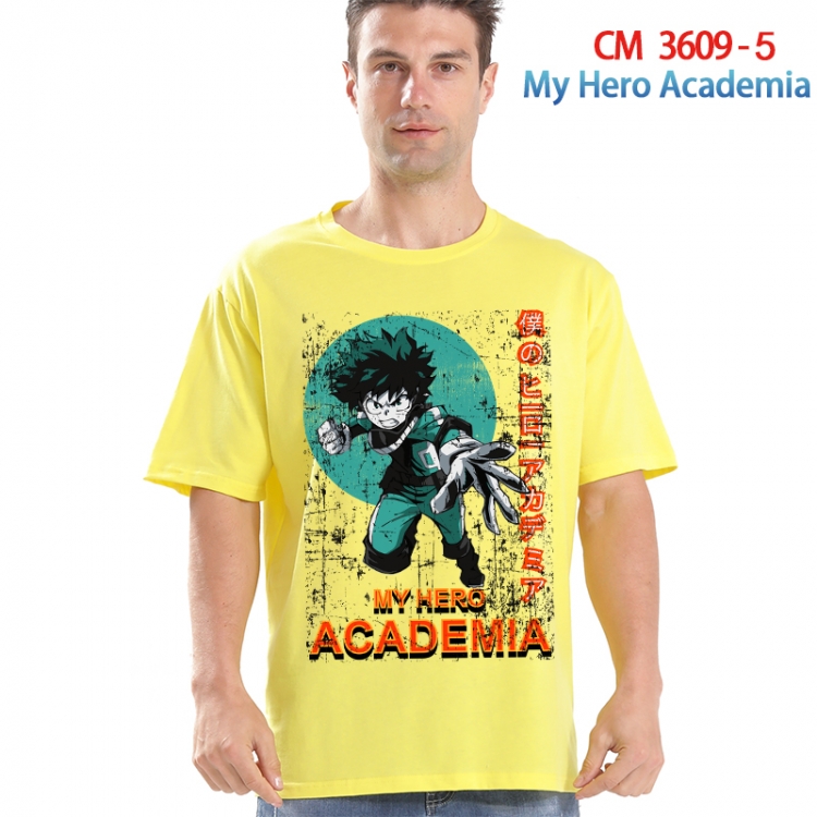 My Hero Academia Printed short-sleeved cotton T-shirt from S to 4XL 3609-5