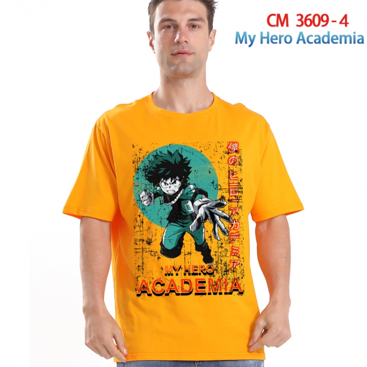 My Hero Academia Printed short-sleeved cotton T-shirt from S to 4XL  3609-4